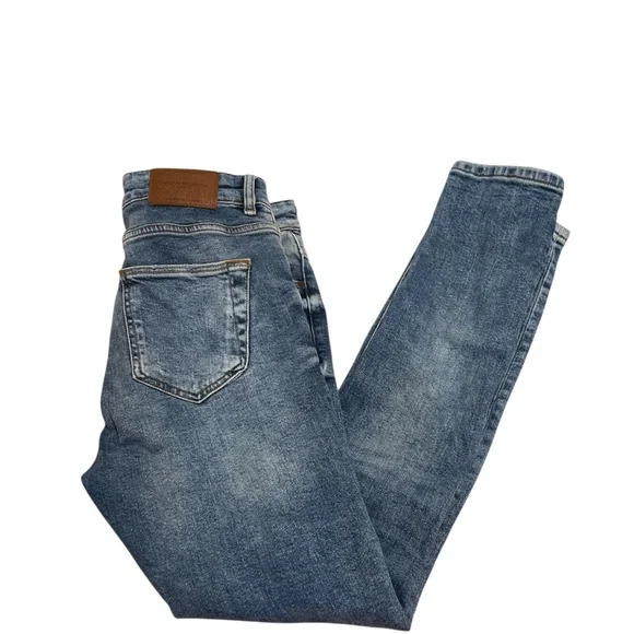 Zara Men's Distressed Blue Skinny Jeans - Picture 4 of 4